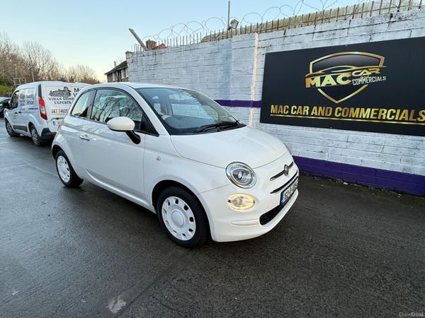 Fiat 500 Hatchback, Petrol, 2016, White