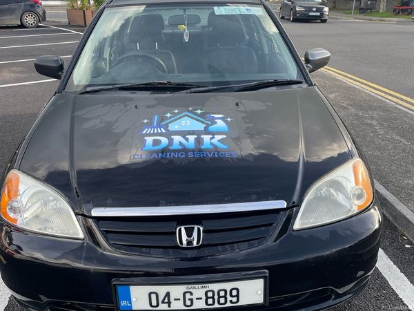 Honda Civic Saloon, Petrol, 2004, Black