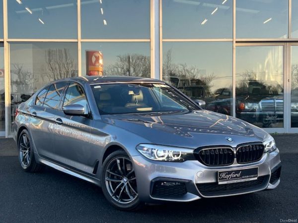 BMW 5-Series Saloon, Petrol, 2019, Blue