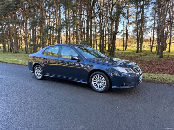 Saab 9-3 Saloon, Ethanol Petrol, 2007, Blue