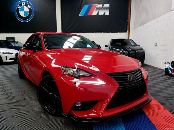 Lexus IS Saloon, Petrol Hybrid, 2016, Red
