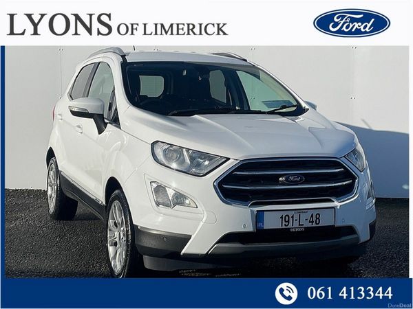 Ford EcoSport SUV, Petrol, 2019, White