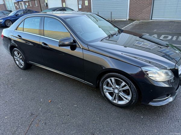 Mercedes-Benz E-Class Saloon, Diesel Hybrid, 2013, Black