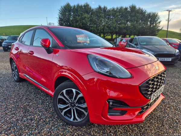 Ford Puma SUV, Petrol Hybrid, 2020, Red