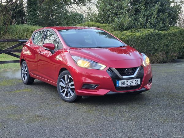 Nissan Micra Hatchback, Petrol, 2018, Red
