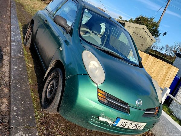Nissan Micra Hatchback, Petrol, 2003, Green
