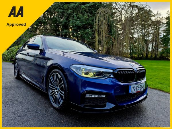 BMW 5-Series Saloon, Diesel, 2017, Blue