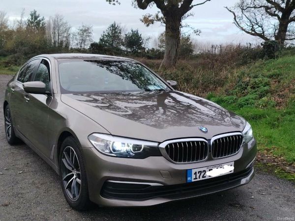 BMW 5-Series Saloon, Diesel, 2017, Gold