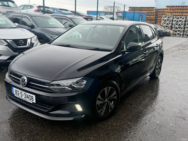 Volkswagen Polo Hatchback, Petrol, 2018, Black