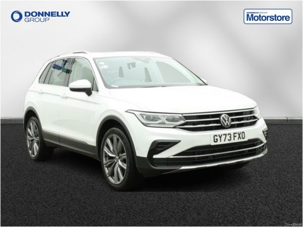 Volkswagen Tiguan Estate, Petrol Hybrid, 2023, White