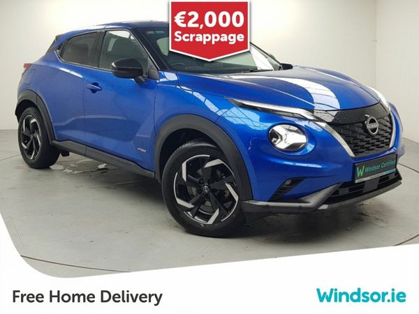 Nissan Juke SUV, Petrol Hybrid, 2023, Blue