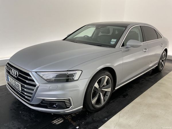 Audi A8 Saloon, Petrol Hybrid, 2021, Silver