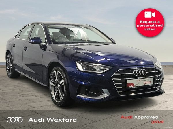 Audi A4 Saloon, Diesel, 2021, Blue