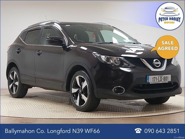 Nissan Qashqai SUV, Diesel, 2017, Black