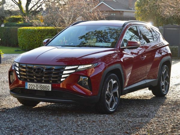 Hyundai Tucson SUV, Petrol Hybrid, 2022, Red