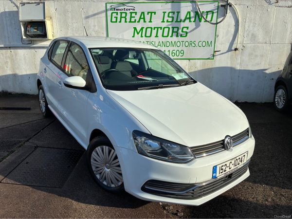 Volkswagen Polo Hatchback, Petrol, 2015, White