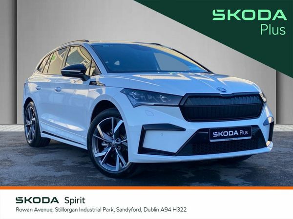 Skoda Enyaq Estate, Electric, 2024, White