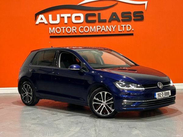 Volkswagen Golf Hatchback, Petrol, 2019, Blue