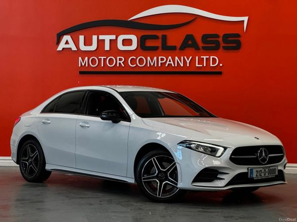 Mercedes-Benz A-Class Saloon, Petrol Plug-in Hybrid, 2021, White