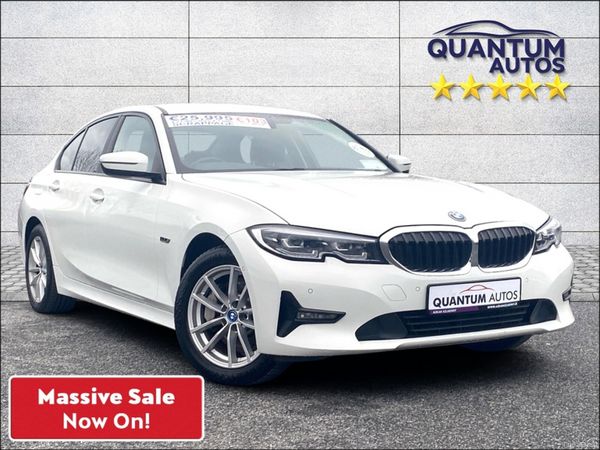 BMW 3-Series Saloon, Petrol Plug-in Hybrid, 2021, White