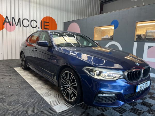 BMW 5-Series Saloon, Diesel, 2018, Blue