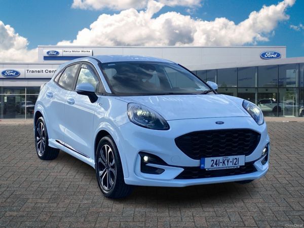 Ford Puma SUV, Petrol Hybrid, 2024, White