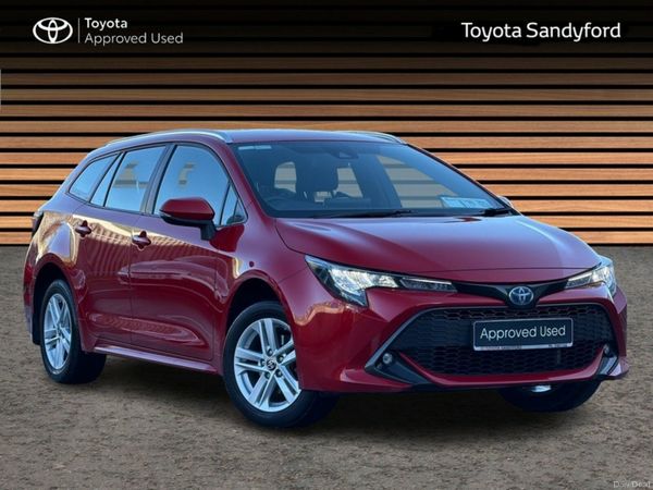 Toyota Corolla Estate, Petrol Hybrid, 2023, Red