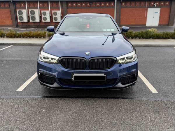 BMW 5-Series Saloon, Petrol Plug-in Hybrid, 2019, Blue