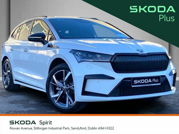 Skoda Enyaq Estate, Electric, 2024, White