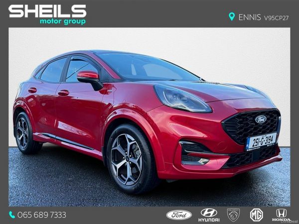Ford Puma SUV, Petrol, 2025, Red
