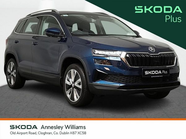 Skoda Karoq Estate, Petrol, 2023, Blue