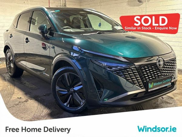 Nissan Qashqai MPV, Petrol Hybrid, 2025, Green