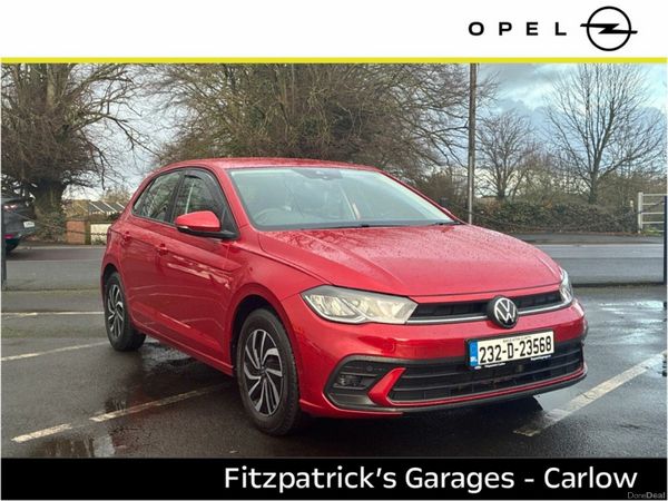 Volkswagen Polo Hatchback, Petrol, 2023, Red