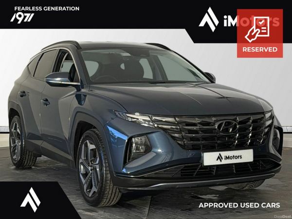 Hyundai Tucson SUV, Petrol Hybrid, 2021, Blue