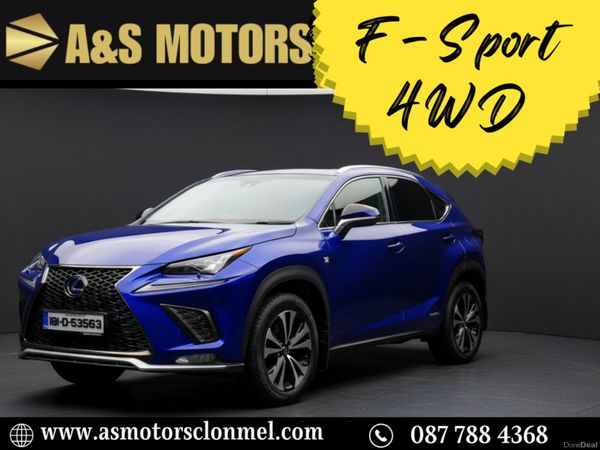 Lexus NX SUV, Petrol Hybrid, 2018, Blue
