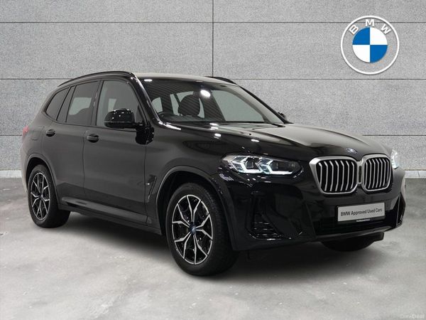 BMW X3 SUV, Petrol Plug-in Hybrid, 2023, Black