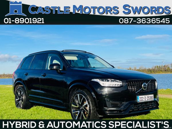 Volvo XC90 Estate, Petrol Plug-in Hybrid, 2022, Black