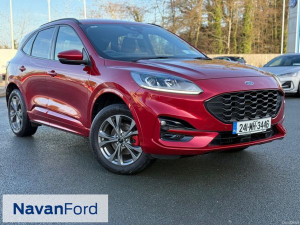 Ford Kuga SUV, Petrol Plug-in Hybrid, 2024, Red