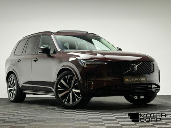 Volvo XC90 SUV, Petrol Plug-in Hybrid, 2025, Red