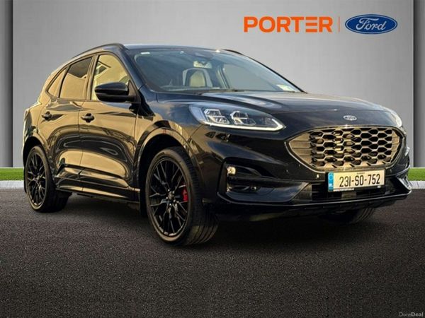 Ford Kuga SUV, Petrol Plug-in Hybrid, 2023, Black