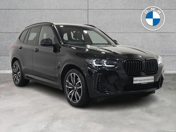 BMW X3 SUV, Diesel Hybrid, 2023, Black