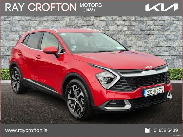 Kia Sportage SUV, Diesel Hybrid, 2023, Red
