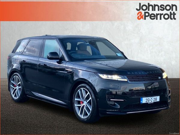 Land Rover Range Rover Sport SUV, Petrol Plug-in Hybrid, 2025, Black