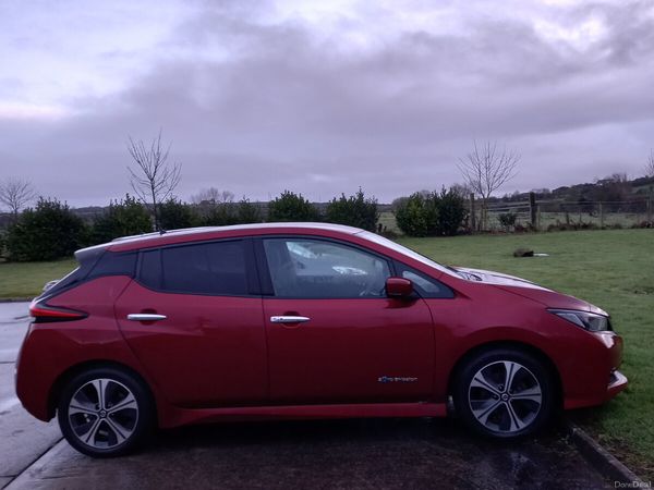 Nissan Leaf Hatchback, Electric, 2020, Red