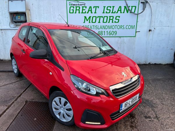 Peugeot 108 Hatchback, Petrol, 2016, Red