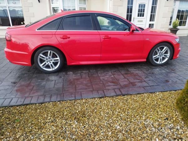 Audi A6 Saloon, Diesel, 2016, Red