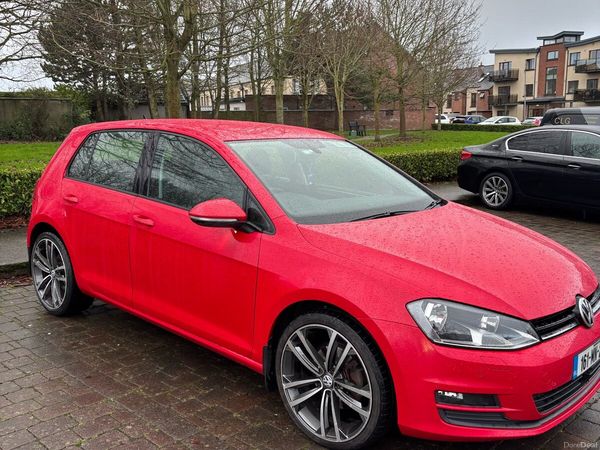 Volkswagen Golf Hatchback, Diesel, 2016, Red