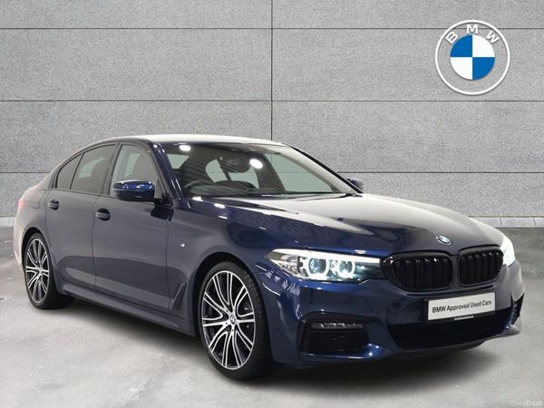 BMW 5-Series Saloon, Diesel, 2019, Blue