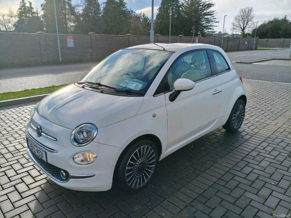 Fiat 500 Hatchback, Petrol, 2016, White
