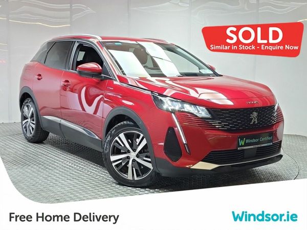 Peugeot 3008 MPV, Petrol Plug-in Hybrid, 2022, Red